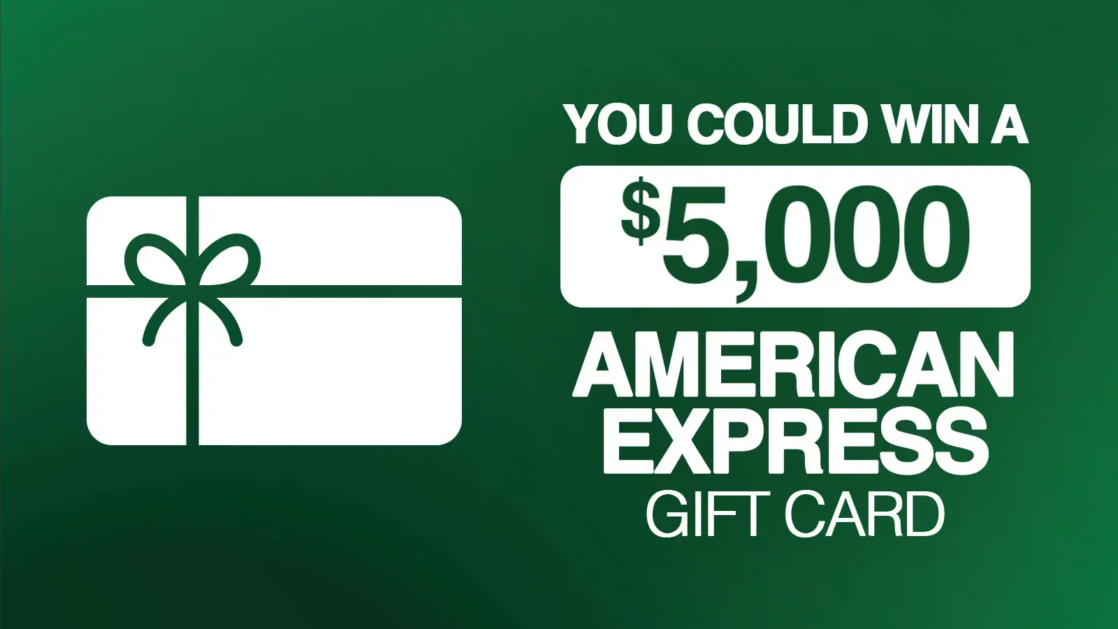 $5,000 American Express Gift Card